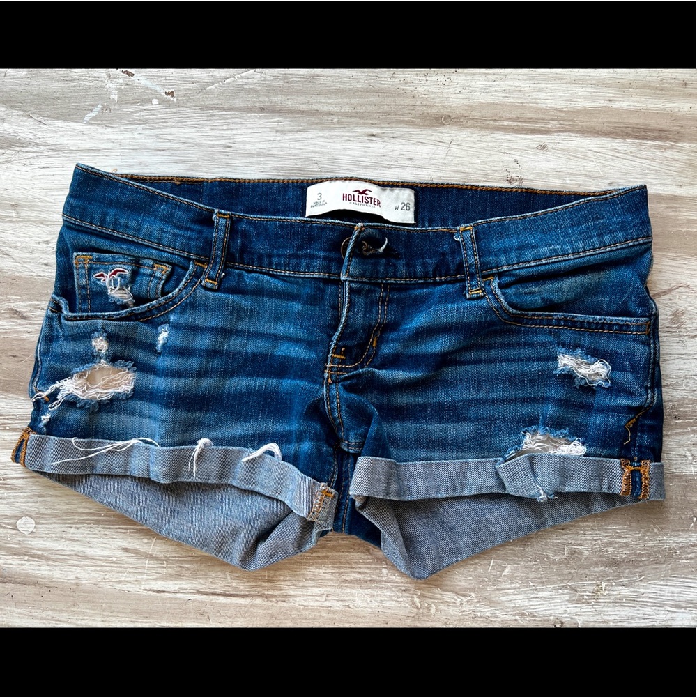 Hollister jean shorts